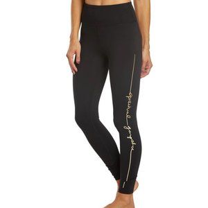 Spiritual Gangster Logo Script Leggings EUC XS